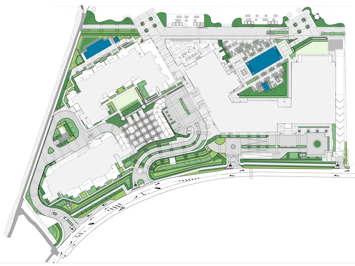 Masterplan of The Residences and Mandarin Oriental, Muscat