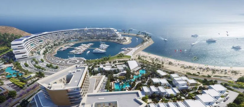 Beach-front resort and neighbourhood hotel