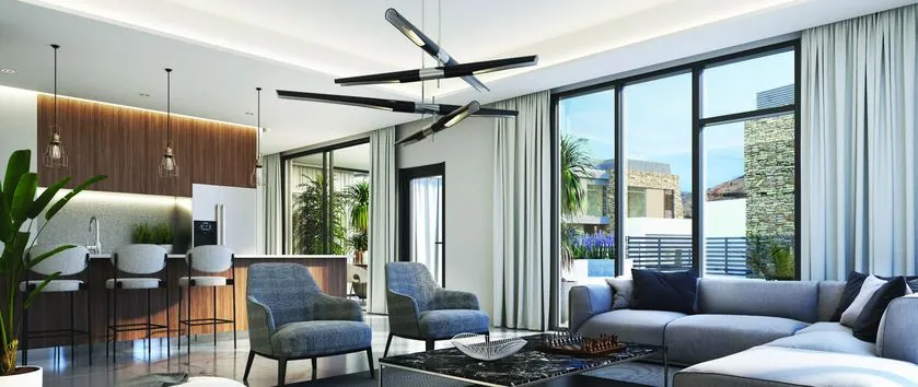 Garden villa living room